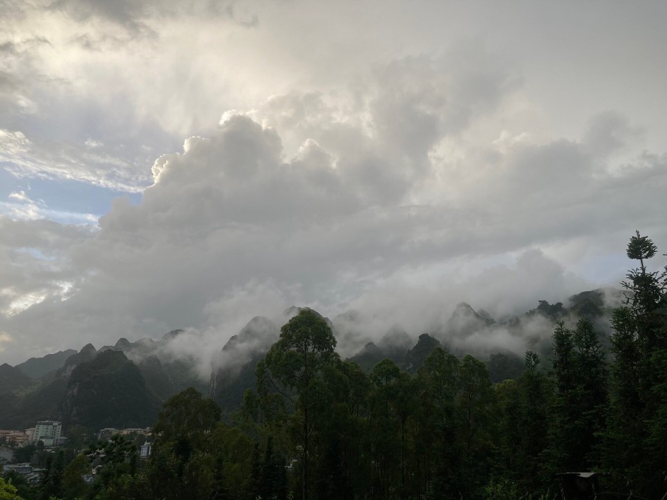 Vietnam - Dong Van - Aussicht von der Unterkunft 😃