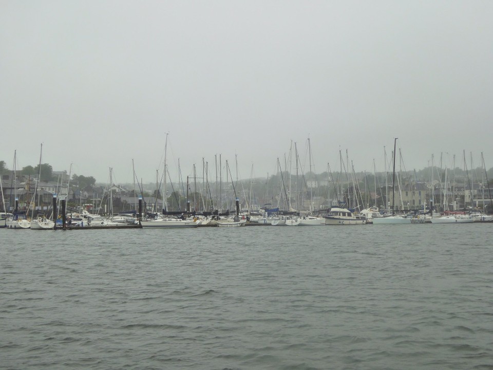 Ireland - Union Hall - Kinsale Marina in the mist.