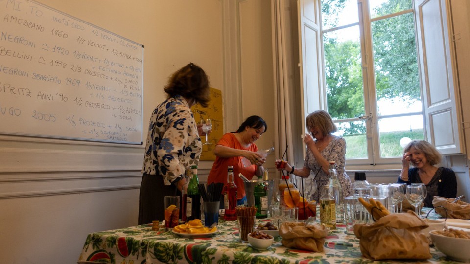 Italien - Lucca - Dann dürfen wir selber mixen