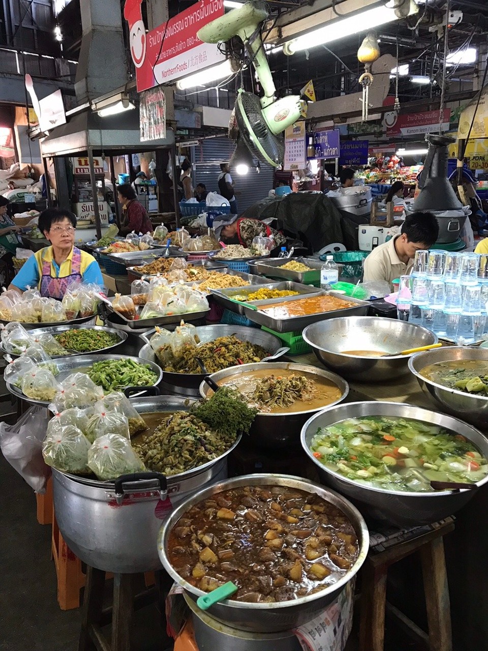 Thailand - Chiang Mai - One of the CM food markets