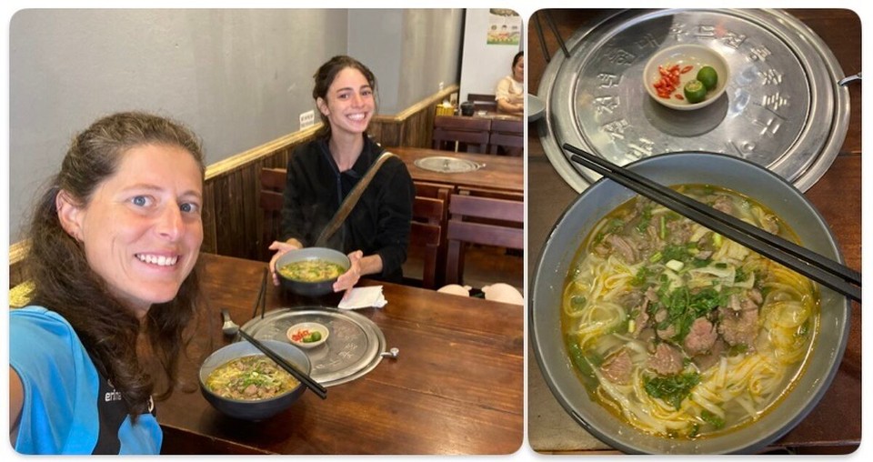 Vietnam - Hà Giang - Frühstück/ Mittagessen - typisch Vietnamesisch, es gibt Pho Bo