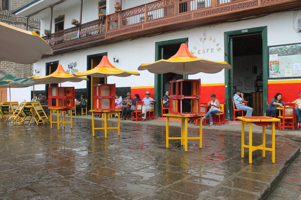 Colombia - Jardín - Als wir gingen regnete es leider.