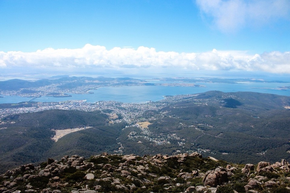 Australien - Hobart - Kurze Lücke in den Wolken genutzt 👌🏻