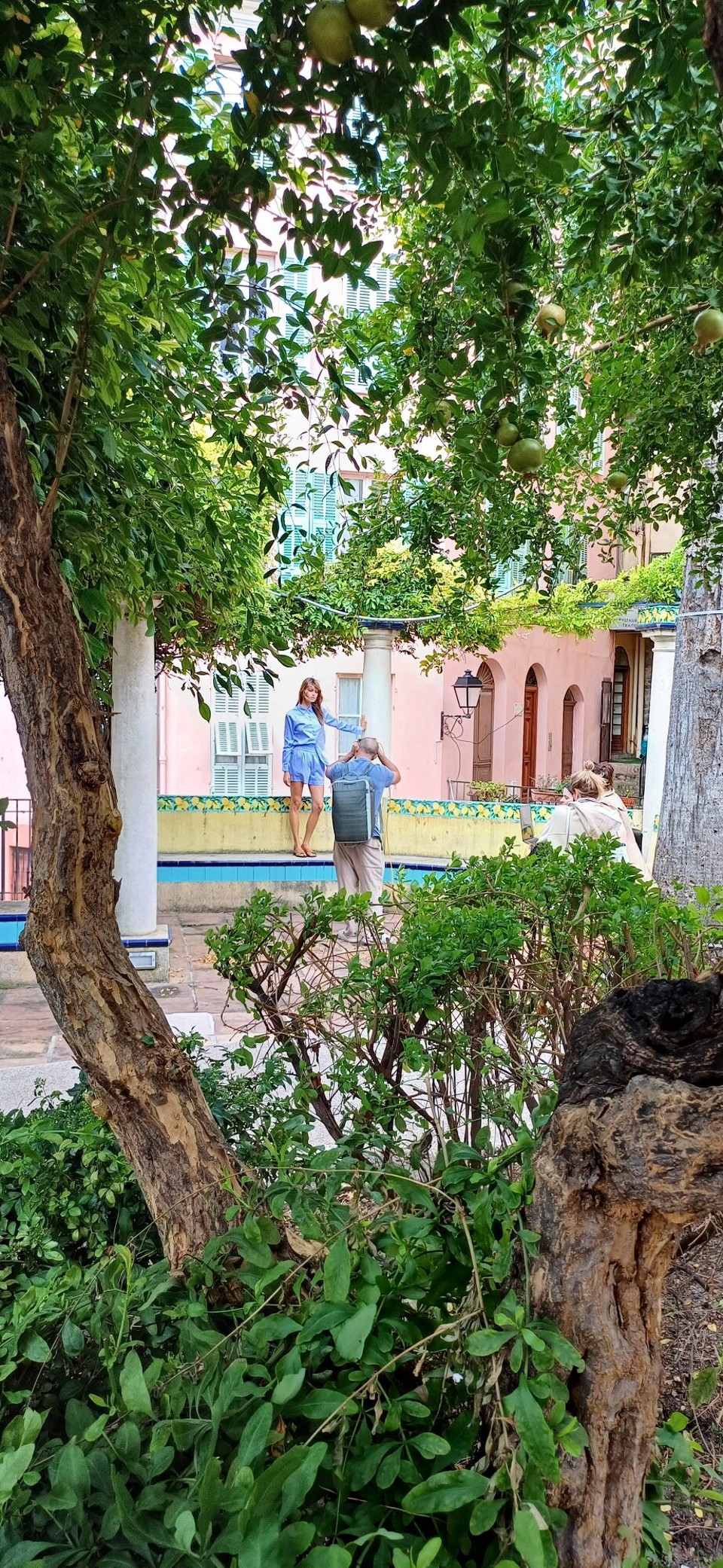 Frankreich - Menton - Modeaufnahmen