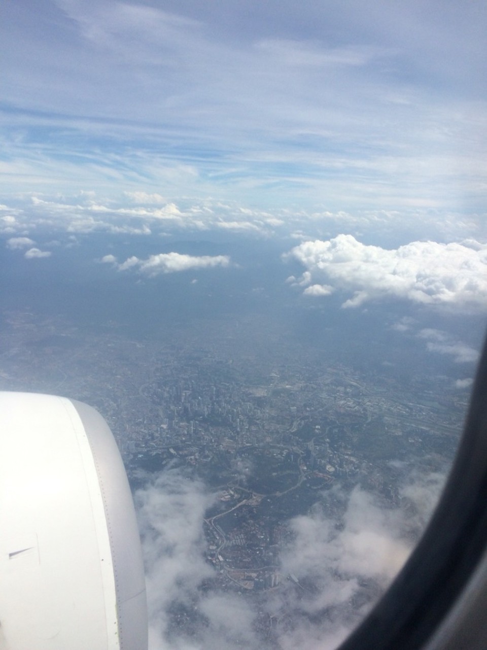 Malaysia - Kuala Lumpur - Anflug KL