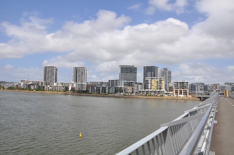 Australien - Rhodes - Aussicht vom Balkon