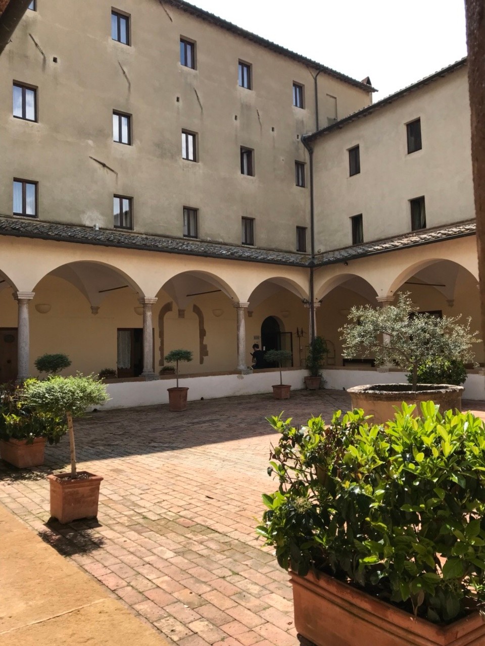 Italien - Pienza - Wer schläft schon mal in einem Kloster? Gleich auf zwei Nächte verlängert😁