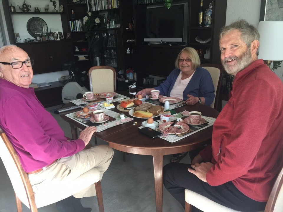 Germany - Bremen - Breakfast with Vera and Horst. 