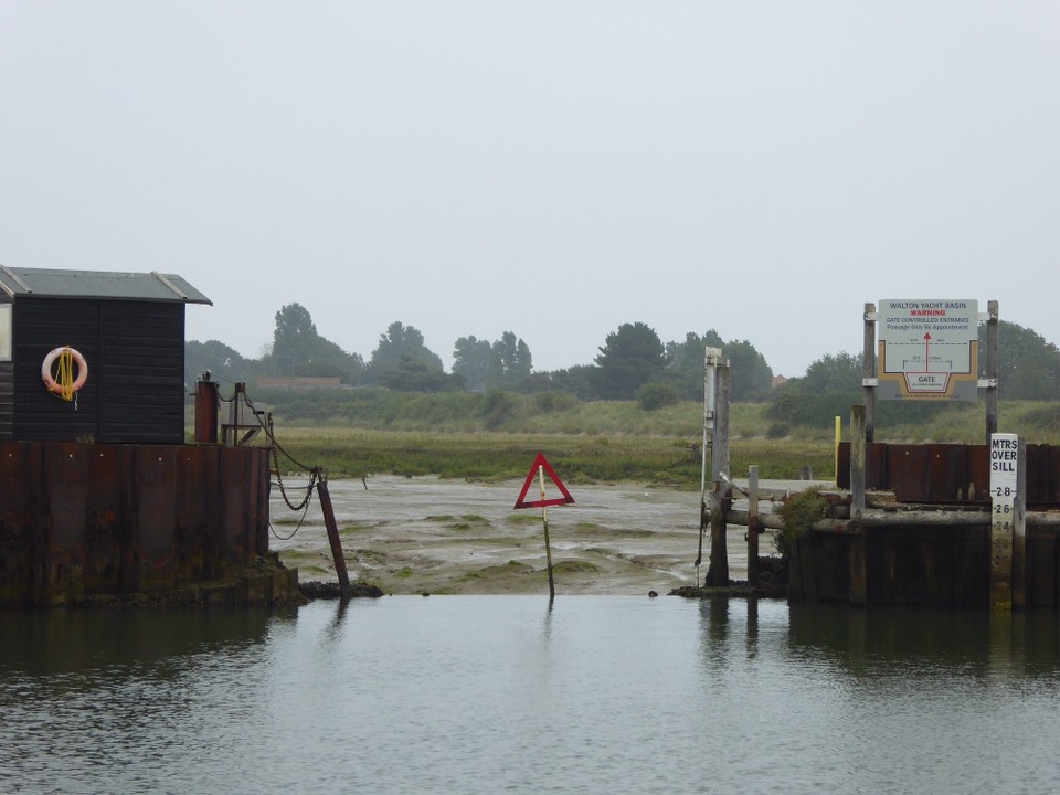 United Kingdom - Walton On The Naze - When the tide is out, it seems boats could drop off the edge of the pond.