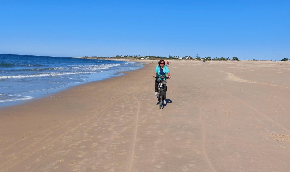 Spanien - Barbate - Man kann hier sogar Fahrrad fahren