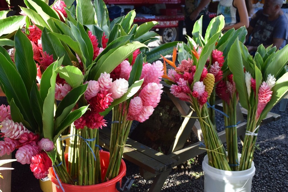 Cookinseln - Rarotonga - Blumensträuße