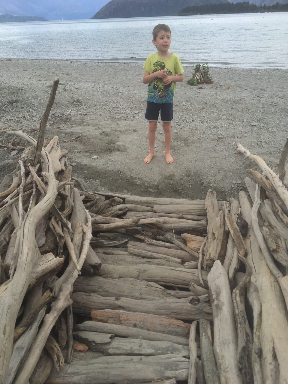 Neuseeland - Wanaka - Unterwegs zum berühmten Baum von Wanaka: That Wanaka tree.