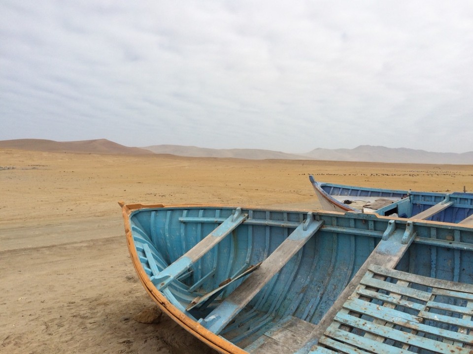 Peru - Paracas - Atacamawüste direkt am Meer