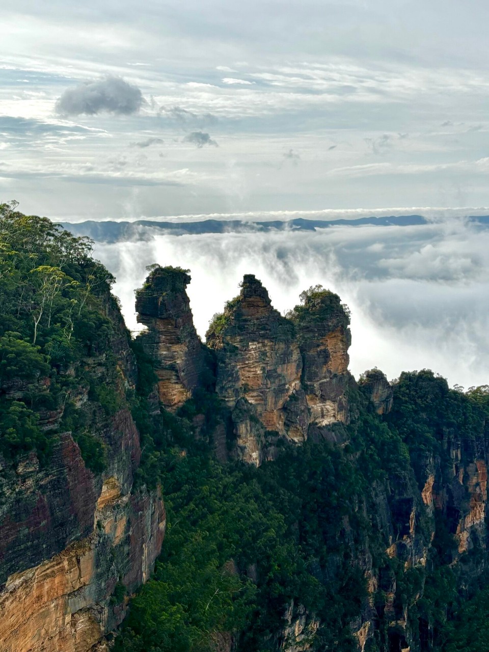 Australien - Blue Mountains - Do sinds jo di Three Sisters, für de Elias hets irgendwie nümme Platz gha 