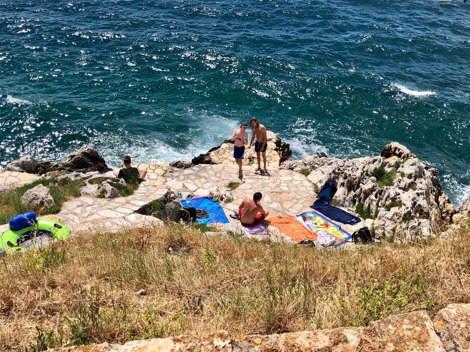 Kroatien - Rovinj - Badeplatz Rovenj