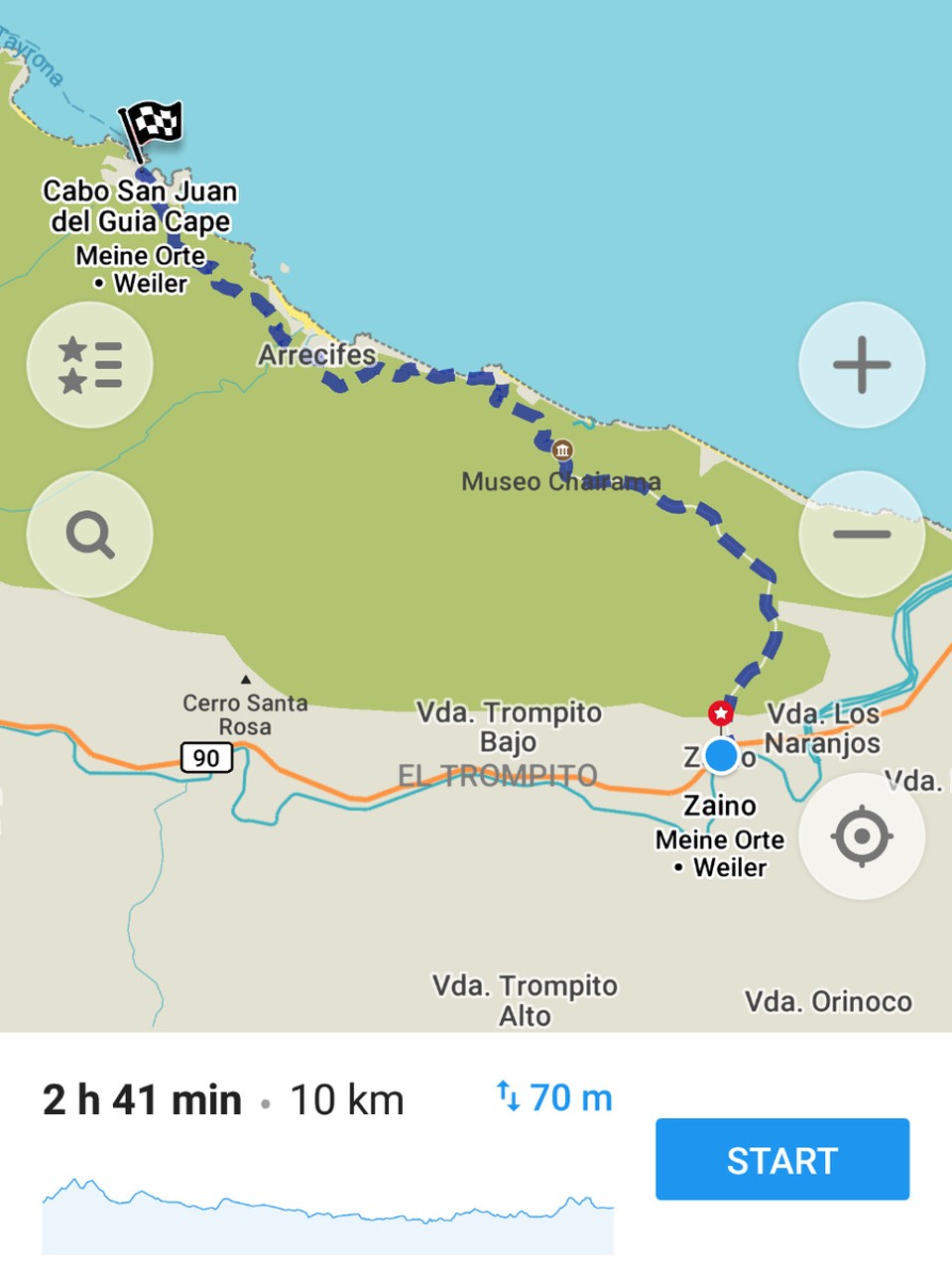 Kolumbien - Parque Nacional Natural Tayrona - Doch bevor man die Sonne und den Strand genießen kann, muss man durch den Dschungel wandern. Bei 36° eine kleine Herausforderung. 