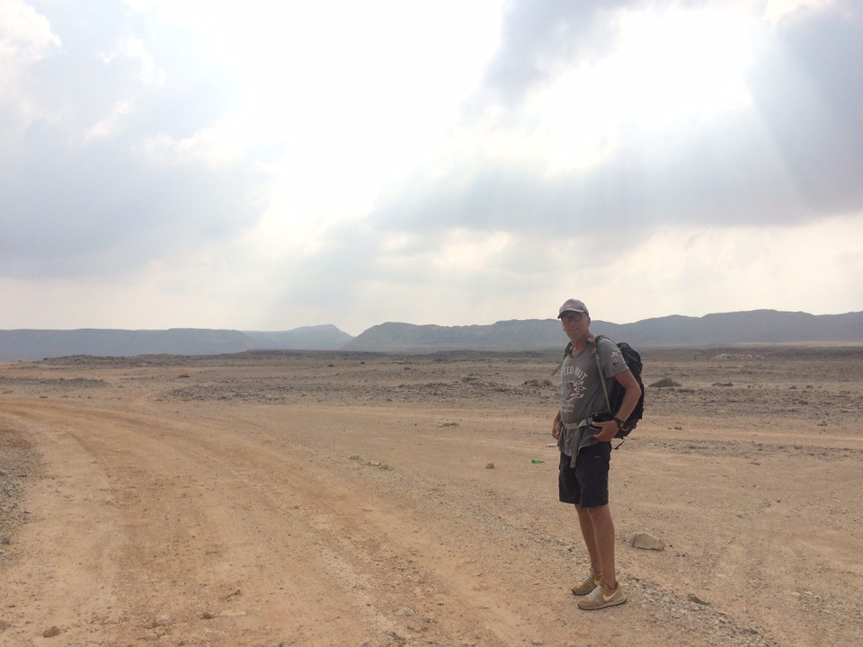 Oman -  - Mit etwas Wandern machen wir einen ‚eigenen‘ Badestrand ausfindig 