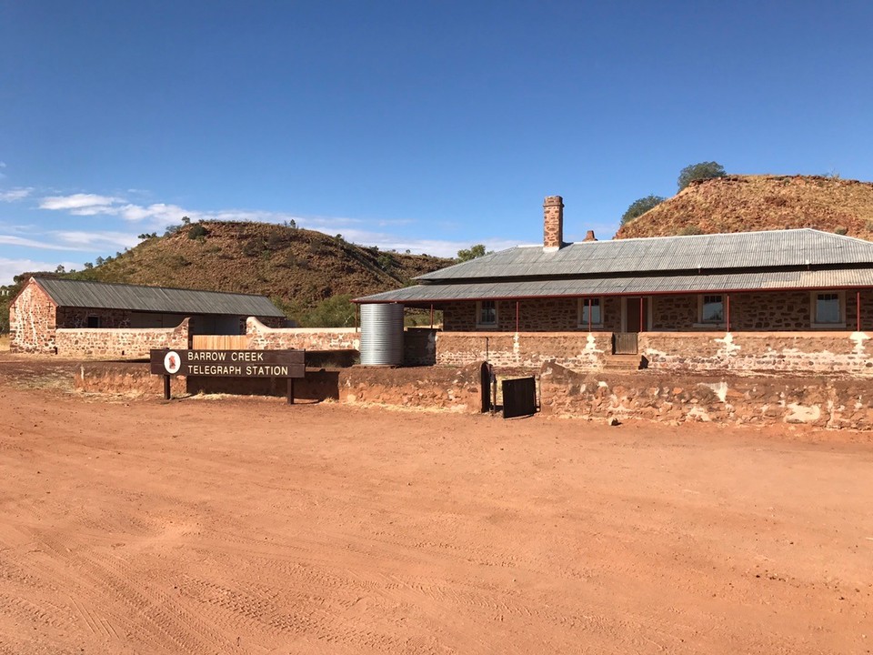 Australia - Barrow Creek - Old telegraph station where they used Morse code to the next station back in the day !