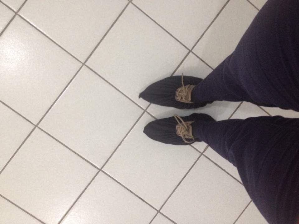 Russia - Irkutsk - And the winner for most fashionable hospital-shoe-design is...