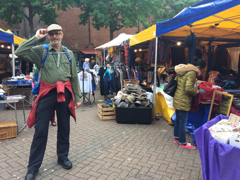  - United Kingdom, Oxford - Ron's new hat, Oxford Open Markets