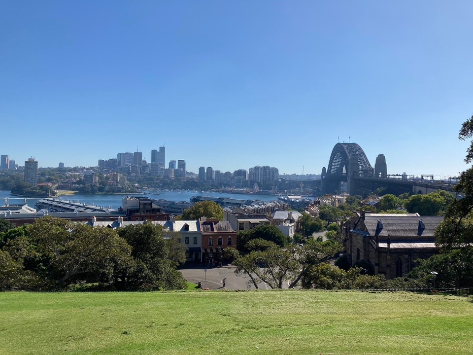 Australien - Millers Point - Aber für den Blick hat es sich gelohnt 