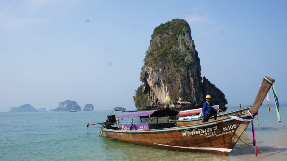 Thailand - Rai Leh - Ein begehrtes Fotomotiv für Abertausende Touristen. Man ist nie allein...