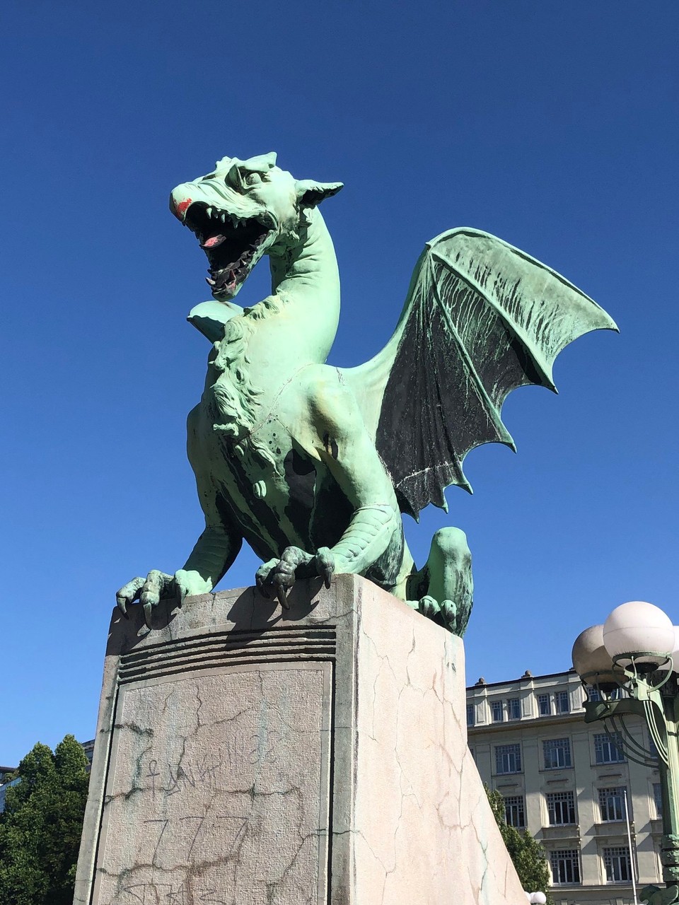 Slowenien - Laibach - Drachenbrücke Ljubljana