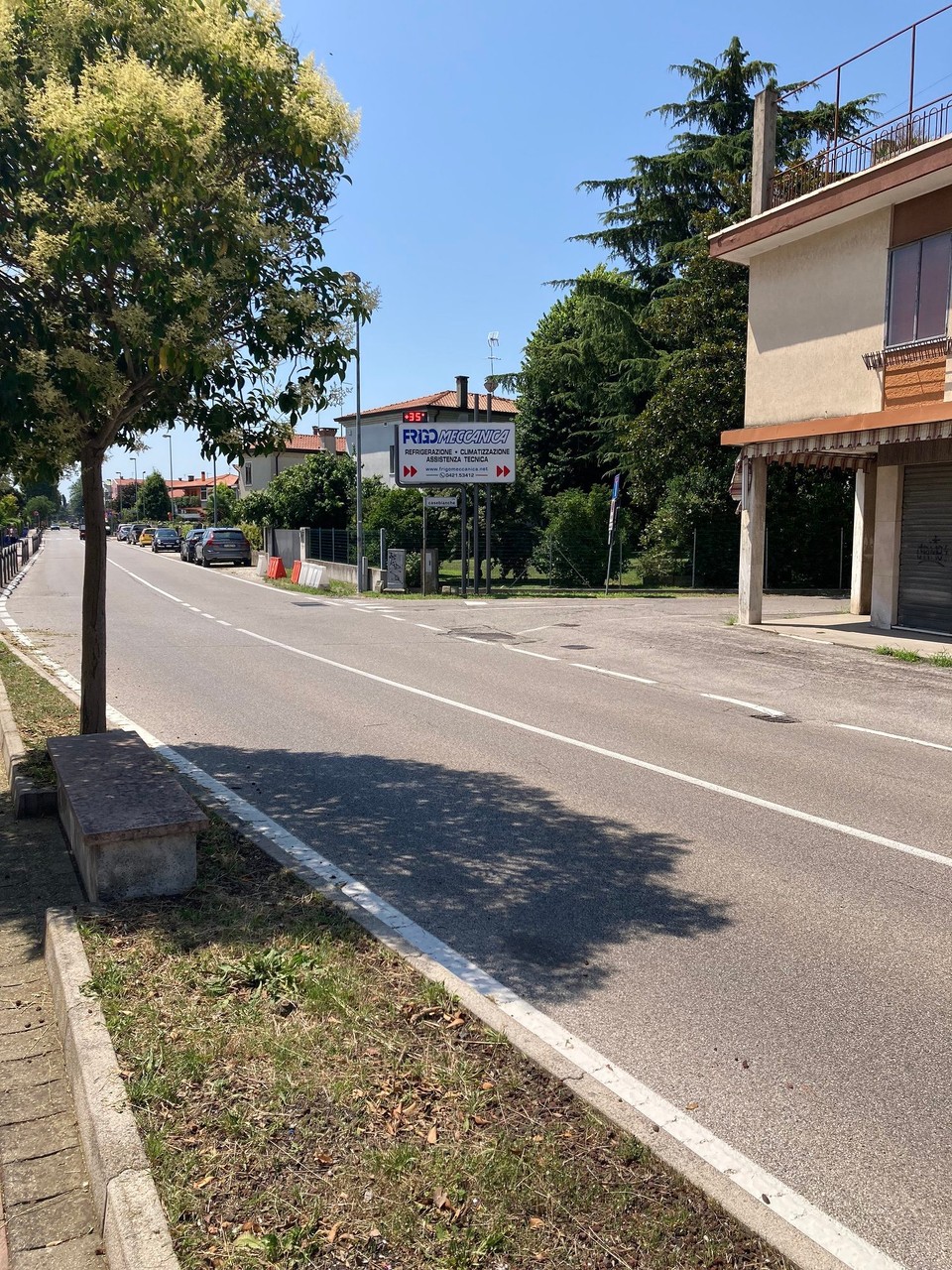 Italien - Jesolo - Die Anzeige 35 Grad