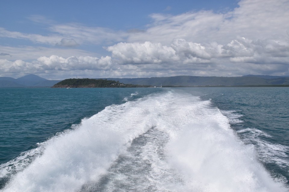 Australien - Green Island - Also mit Vollgas voraus.