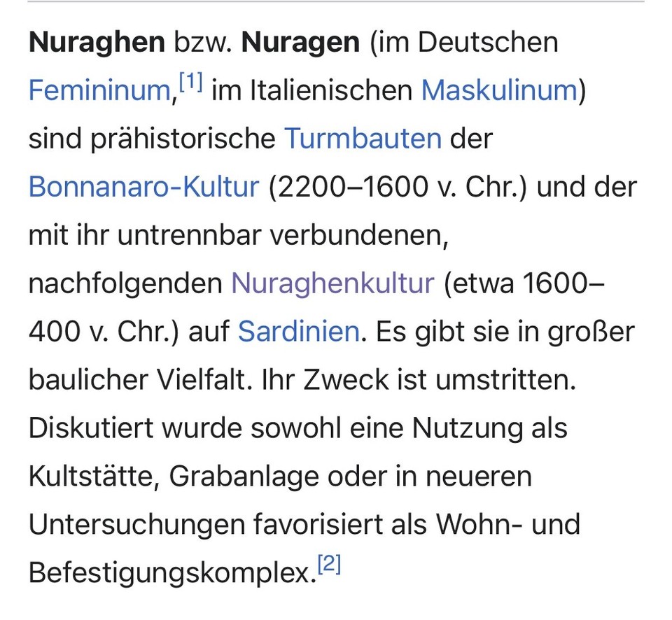 Italien - Tresnuraghes - 