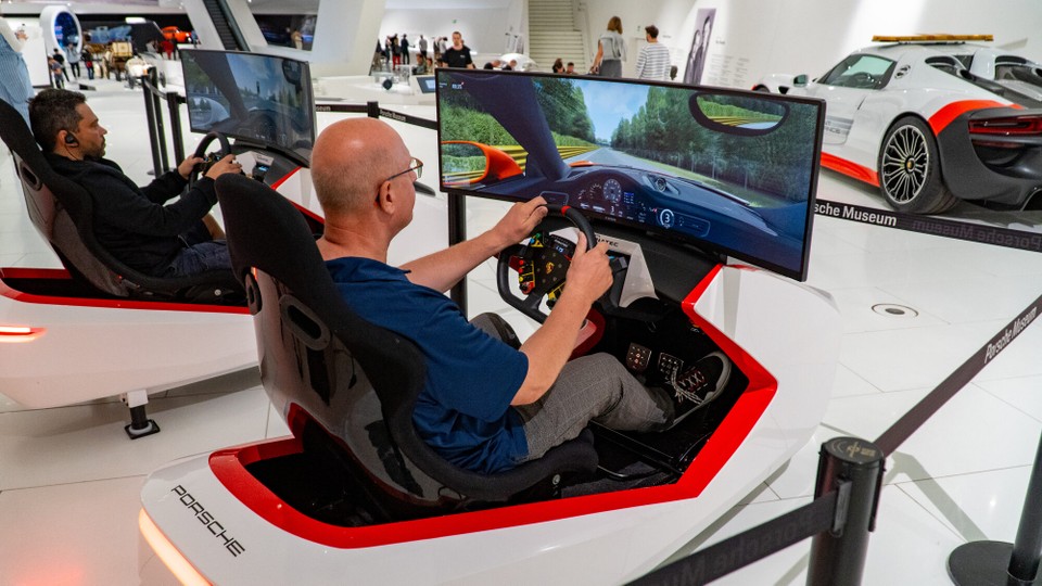 Deutschland - Stuttgart - Detlef fährt Rennen.