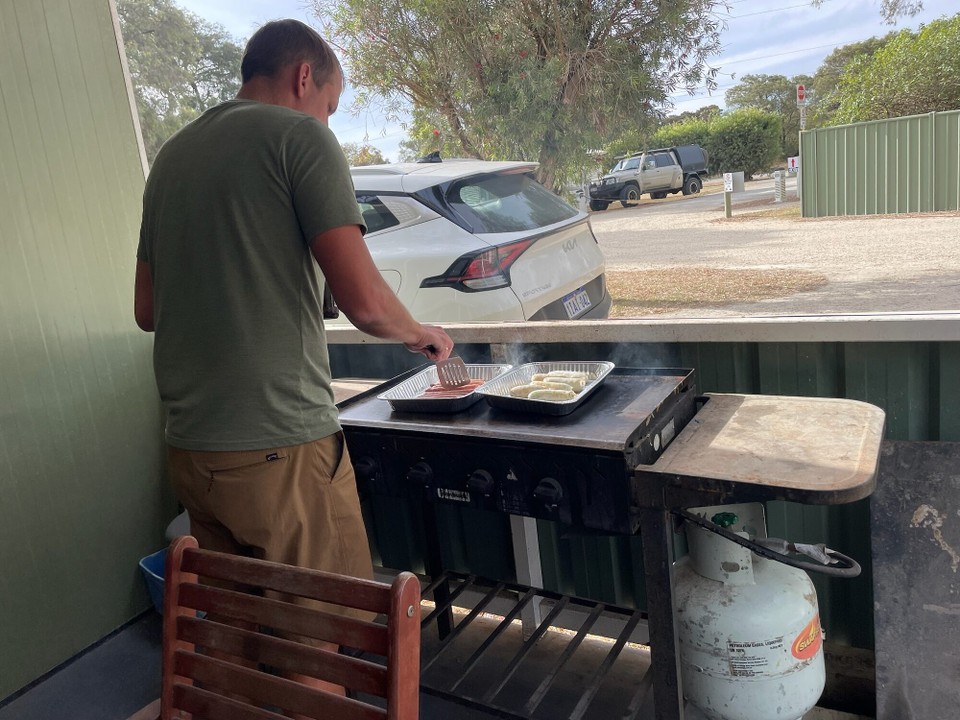 Australien - Bremer Bay - Anschließend haben wir gegrillt.