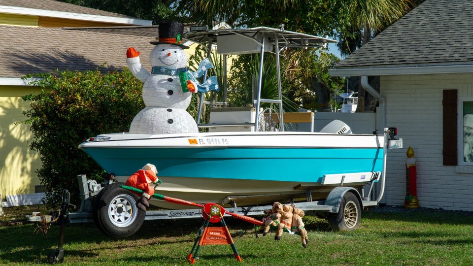 USA - New Smyrna Beach - Ganz Florida steht voll im Zeichen von Weihnachten