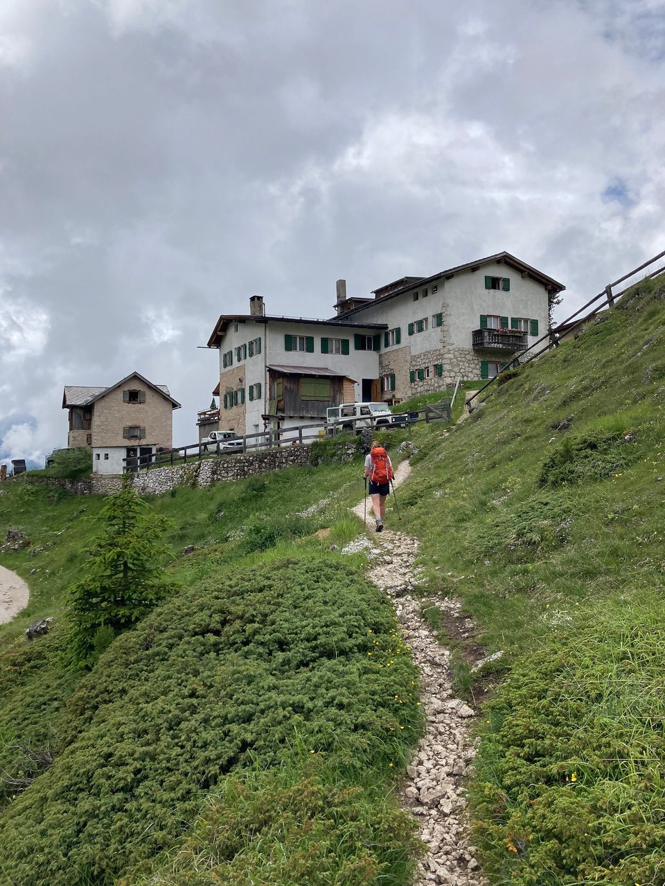 Italien - St. Christina in Gröden - Regensburger Hütte fast erreicht 