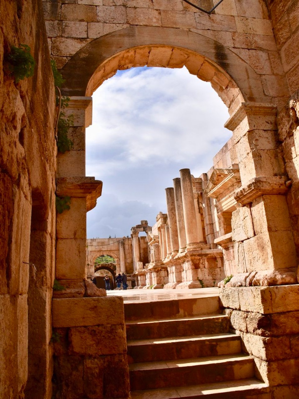 Jordanien - Jarash - Auch die Sonne hat sich mal sehen lassen.