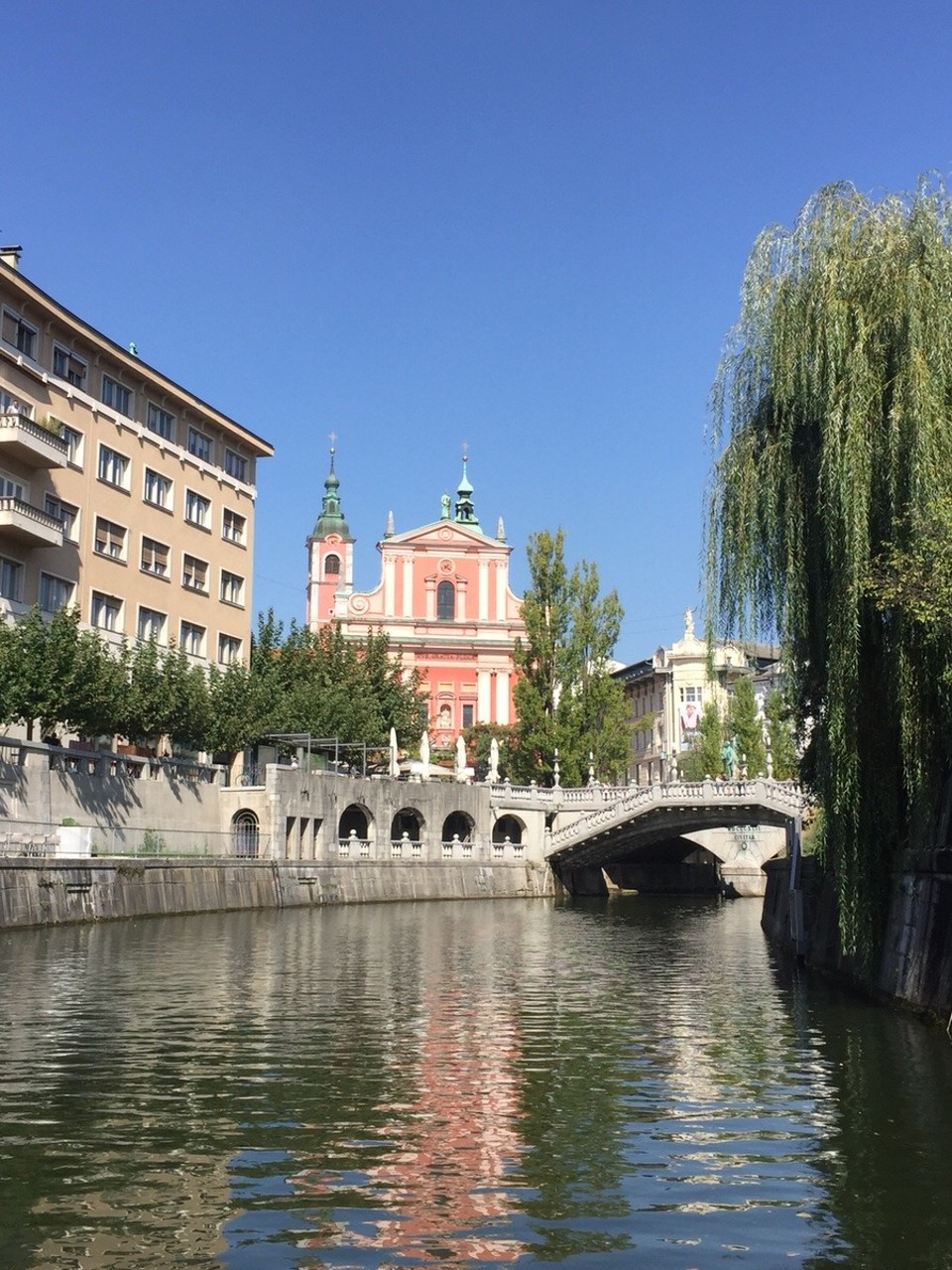 Slowenien - Laibach - Auf dem Fluss mit dem Boot unterwegs