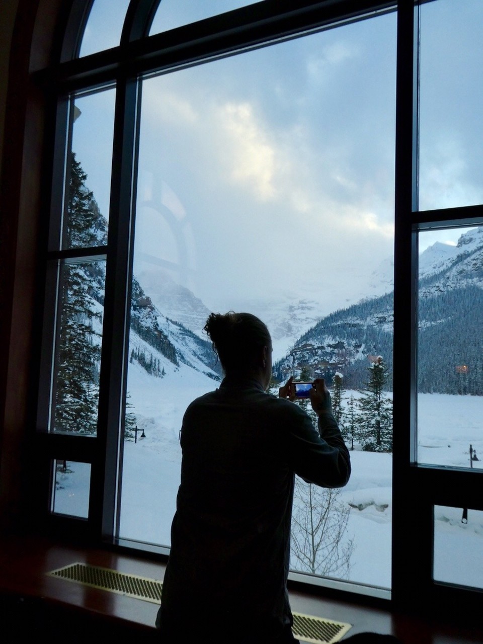 Canada - Banff - Last look from our dinner window