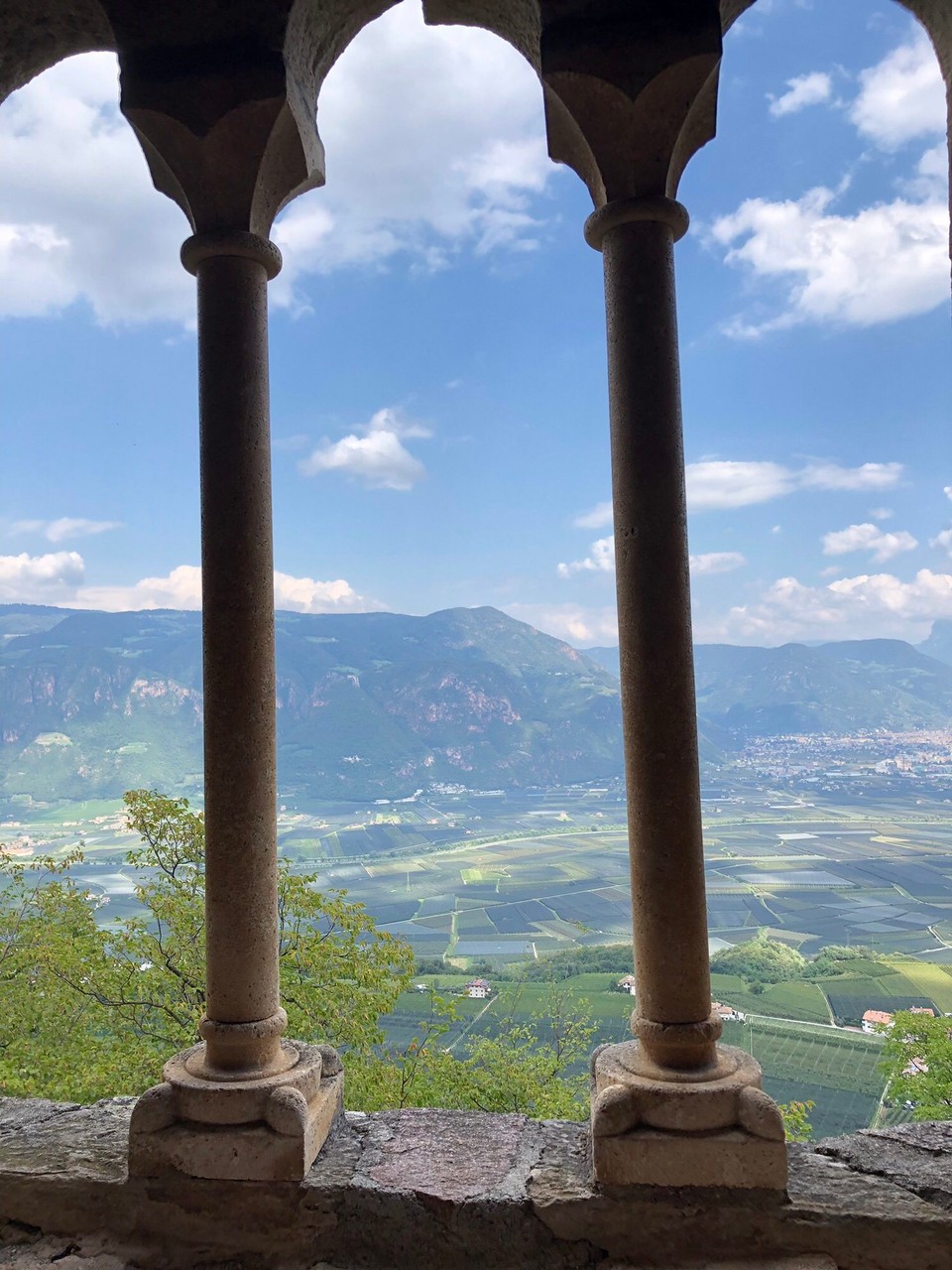 Italien - Eppan an der Weinstrasse - Ausblick von Burg Boymont