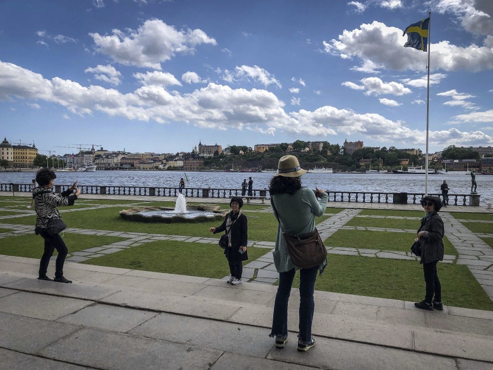 Schweden - Stockholm - ... wir sind nicht ganz die einzigen Touris in Stockholm...