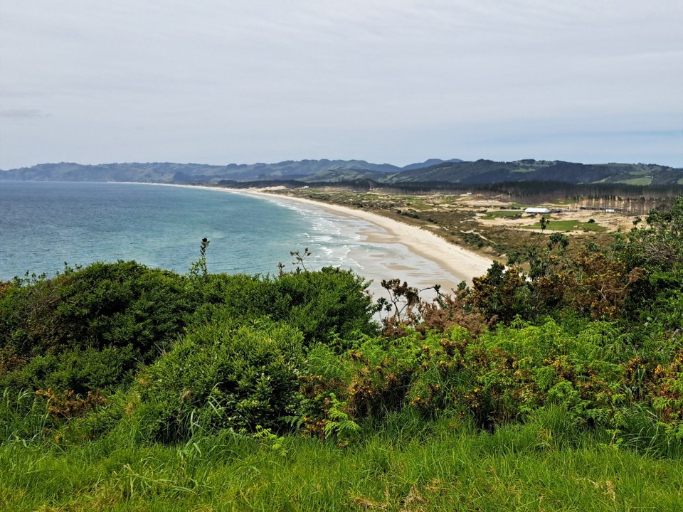 Neuseeland - Pakiri - Dem Strand entlang bis zum Horizont 