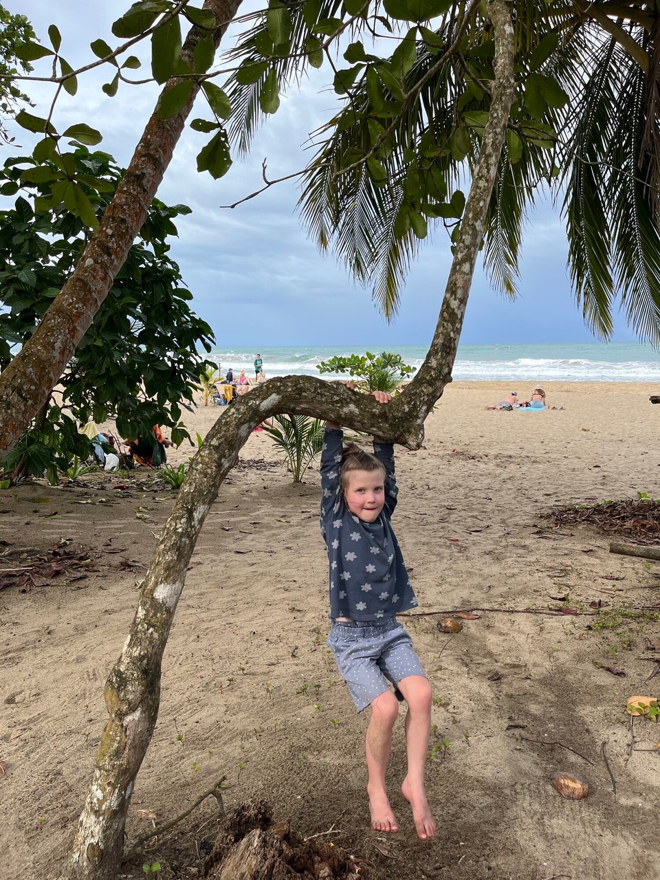 Costa Rica - Talamanca - Kurze Verschnaufpause am Strand. 