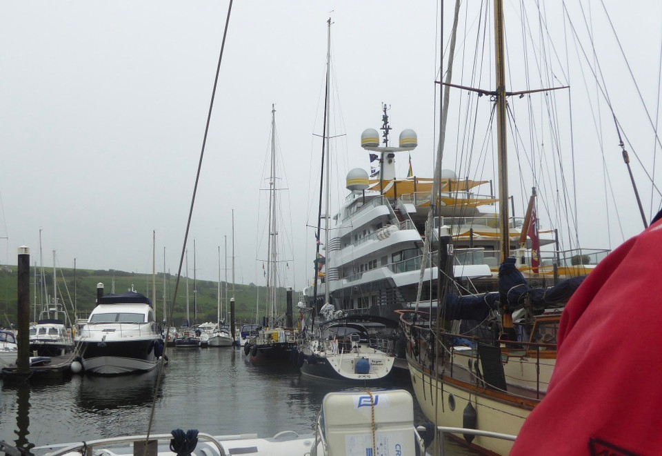 Ireland - Union Hall - Not the best weather for us to head out from Kinsale as there’s a southerly wind (yesterday the forecast was a wind with some easterly in it), but we hope it will improve as the week goes on.