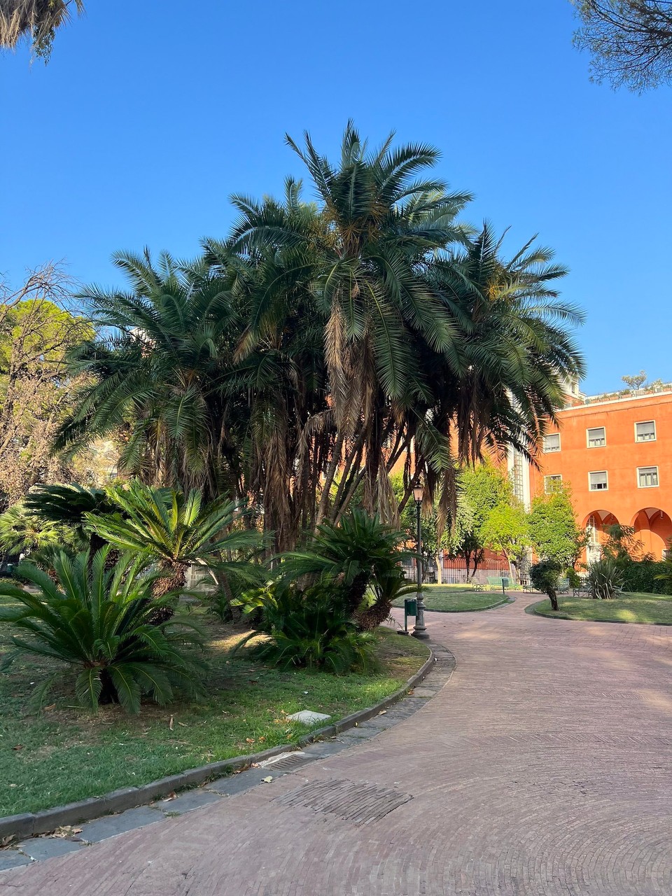 Italien - Salerno - Ein recht grosser Park mitten in der Stadt