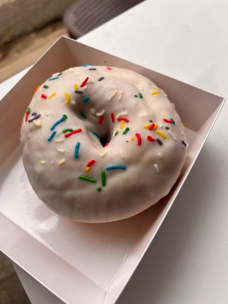 Vietnam - Bo Trach - Found a bakery with this lovely donut, some fuel before the bikes 