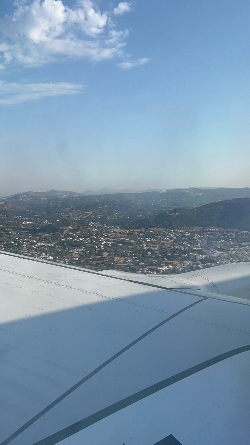 Griechenland - Paradeisi - Anflug auf Rhodos