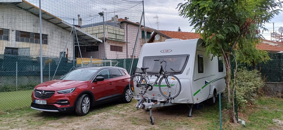 Italien - Ventimiglia - Unser Stellplatz für 2 Nächte