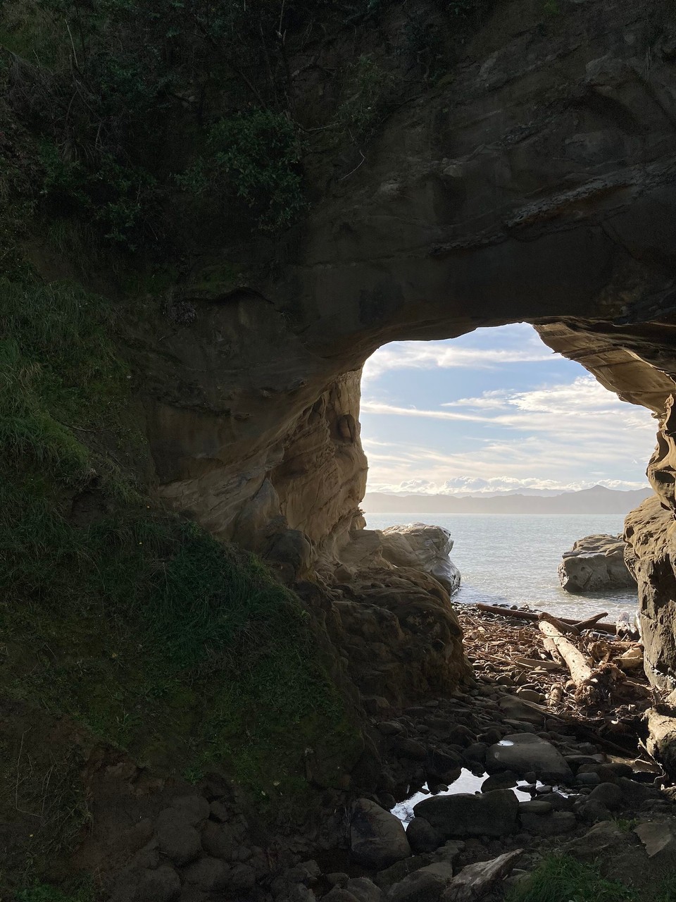 Neuseeland - Tolaga Bay - Hole in the Wall, das heißt wirklich so 😂