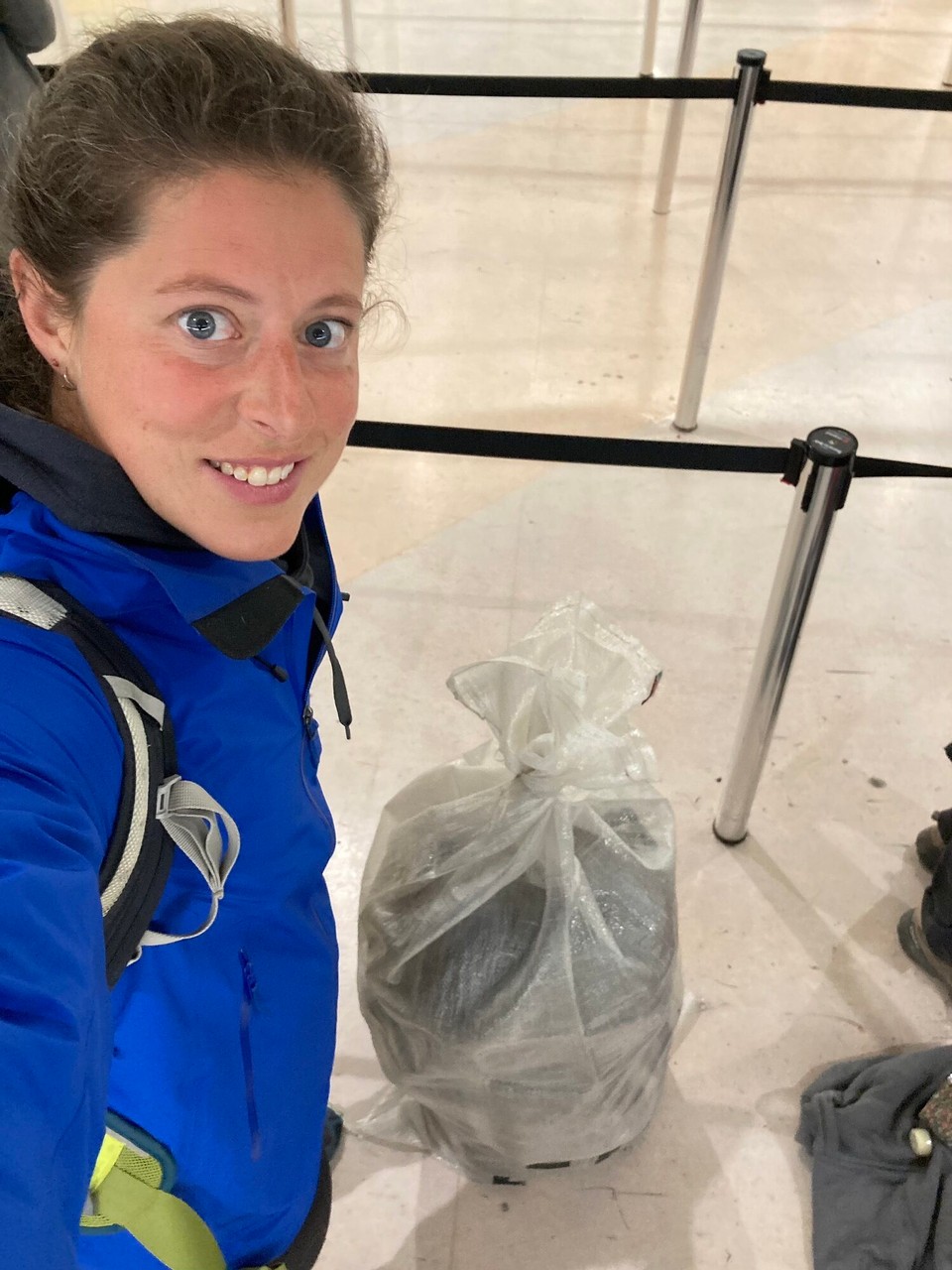 Neuseeland - Auckland - Rucksack verpackt und ab zum Check in