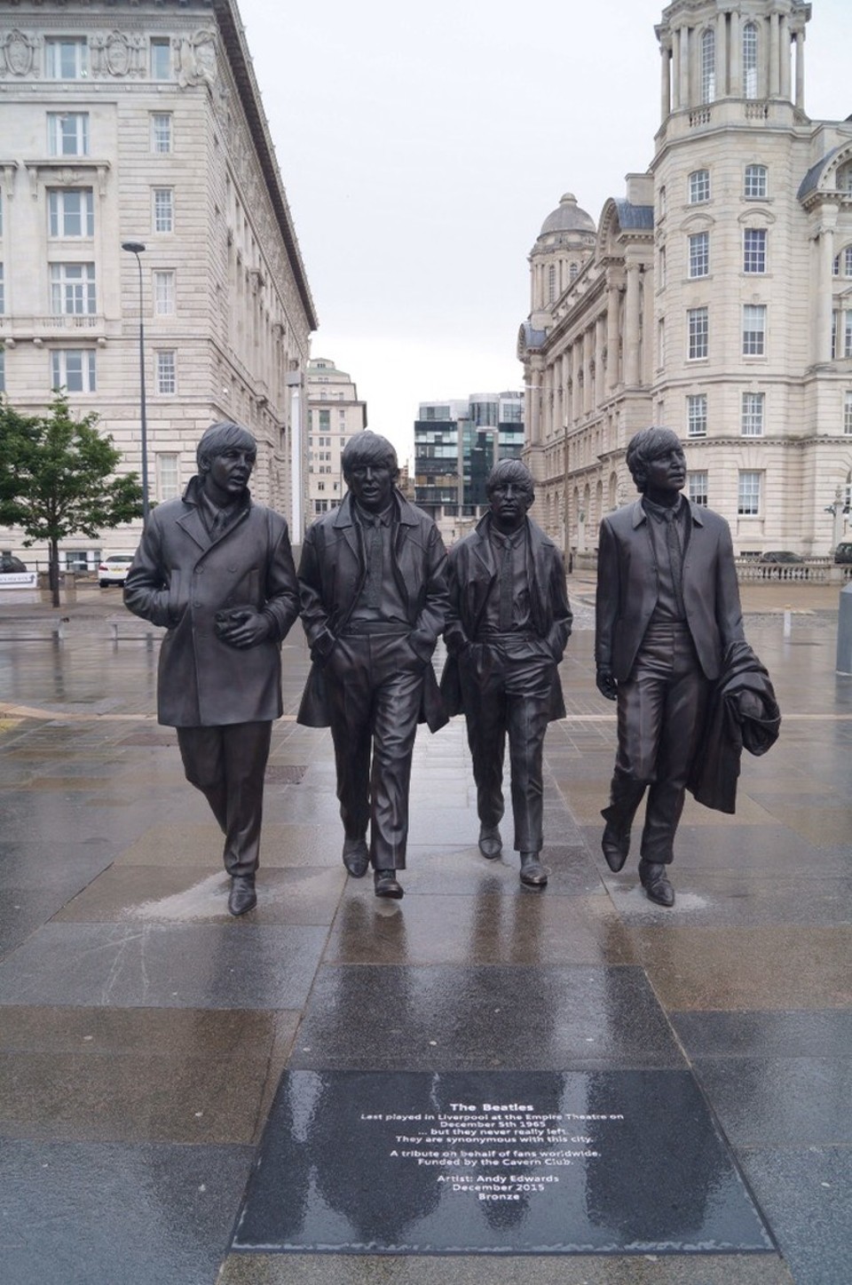 Vereinigtes Königreich - Liverpool - Die Beatels, als Denkmal.