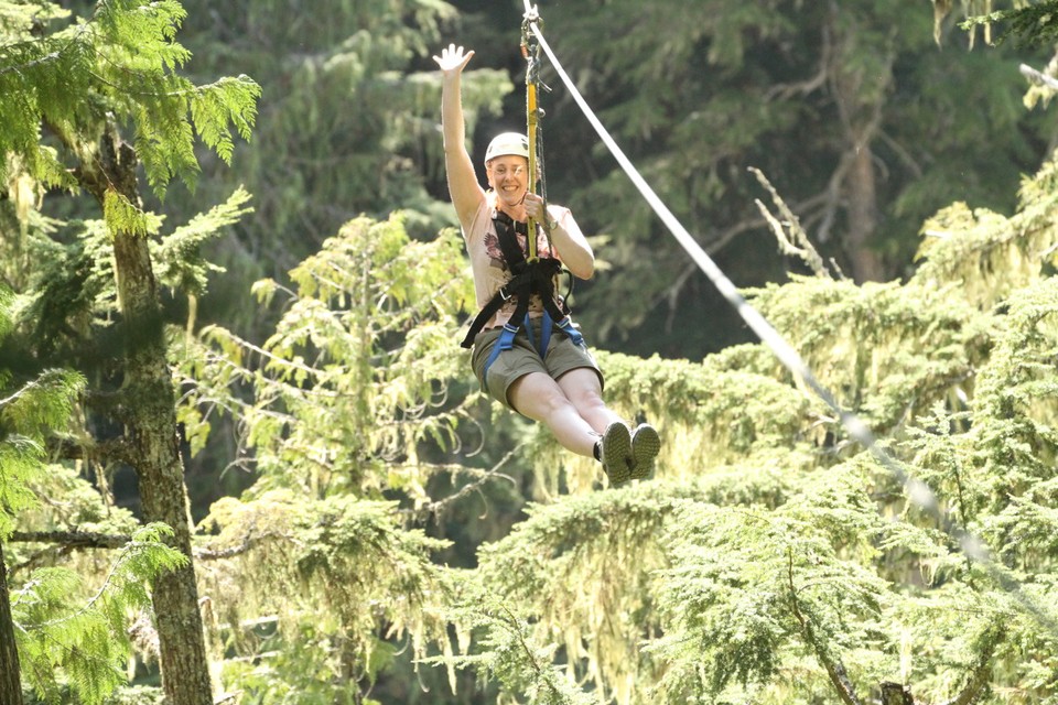 Canada - Whistler - Even zwaaien naar de camera...